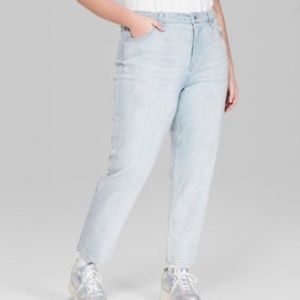 Wild Fable High Rise Mom Jean SZ 4